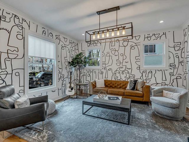 living room at rehab in Nashville, TN